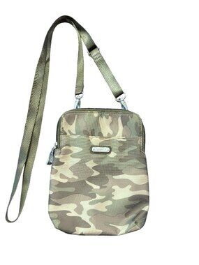 Baggallini Camo Crossbody Bag RFID Nylon Travel Purse Adjustable Strap